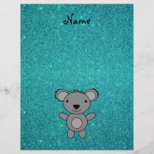 För koalaturkos för personlig känt glitter flygblad designs