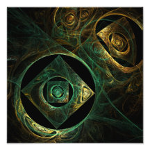 För konstfoto för Magical vibrationer abstrakt try