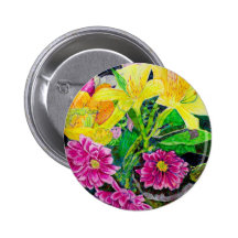 För konstzinnia för sommar trädgårds- lilja knappar