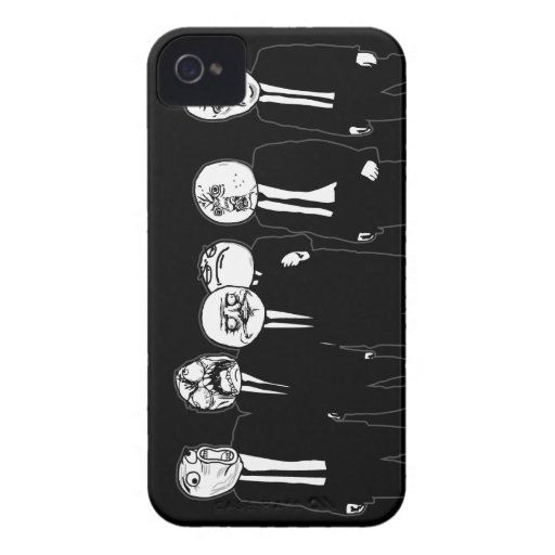 För Meme för ursinne komiskt gå ansikten. Mig Gust iPhone 4 Case-Mate Skal