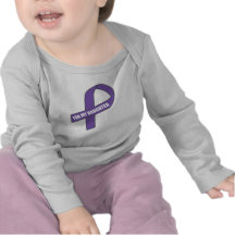 För min dotter (det purpurfärgade bandet) t shirt