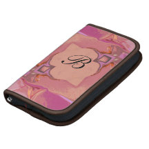 För MonogramRickshaw för rosor abstrakt folio Organizers