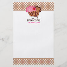 för muffinbrunt för tårtor 311-Sweet reklamblad Custom Flyer