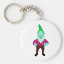För Nome för gräsmatta för man för Gnometrädgård l Nyckelringar
