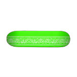 För Paisley för limefrukt grön kortkort Skateboard