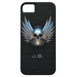 För skalleiPhone 5 för blått bevingat fodral iPhone 5 Case-Mate Fodraler