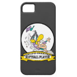 FÖR SOFTBALLSPELARE FÖR VÄRLDAR MEST UNDERBAR TECK iPhone 5 Case-Mate FODRAL