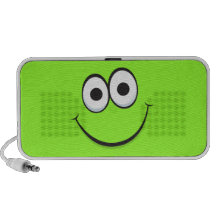 För tecknadsmiley face för lycklig gröna doodle hö