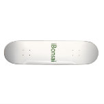 för textbonsai för iBonsai grön design Skateboards