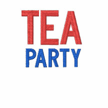 För ullvinande för TEA PARTY broderad jacka