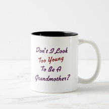 För ung mormor kaffe mugg