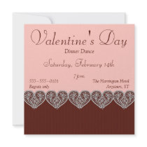 För utklipphjärtor för Folk konst valentin inbjuda