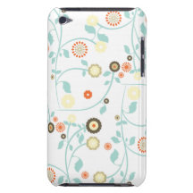 För vår blommor för modchic flickaktigt blommönste iPod touch fodral