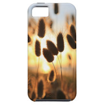 För växtbomull för sommar kust- svanar iPhone 5 Case-Mate skal