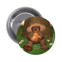 Förälskad Dinky björn Pins