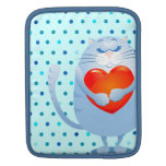 Förälskad söt katt, ipad sleeve