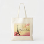 Förälskade Paris - Eiffel torn Tote Bags