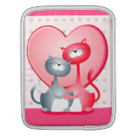 Förälskade roliga katter, ipad sleeve