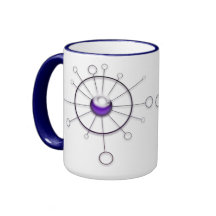 Förbluffa ögon kaffe mugg