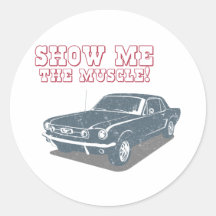 Ford MustangCoupe 1965 Klistermärke