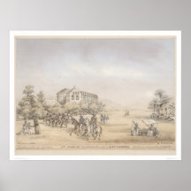 Före detta-Beskickning… av San Gabriel (1318) Print