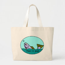 Forellen är bra III Tote Bags