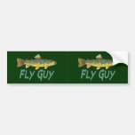 Forellflygfiske Bildekaler