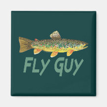 Forellflygfiske Kylskåpmagneter