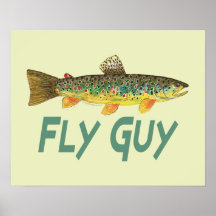 Forellflygfiske Posters