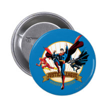 Förenade rättvisaligahjältar pins