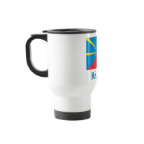 Föreslagen Reunion Island flagga med namn i fransk