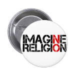 Föreställ ingen religion nål