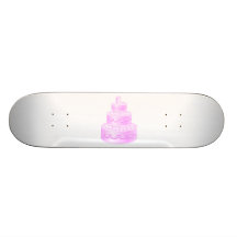 Forever loverosabröllopstårta skate decks