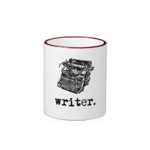 Författare (för typ) kaffe mugg
