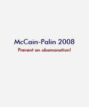 "Förhindra en obamanation!", McCain-Palin 'skjorta Tröja