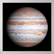 FÖRHÖJT avbilda av Jupiter Cassini flybyNASA Affisch