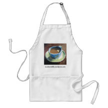 Förkläde för kaffematrättgrönt