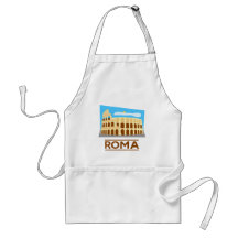 Förkläde för matlagning för Rome italienColiseum