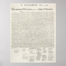 Förklaring av självständighet print