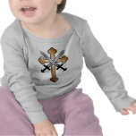 Förkoppra argt med korsade svärd t shirt