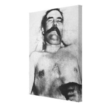 Förkroppsliga av John Wesley Hardin (1853-95) efte Canvastryck
