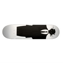 Förkroppsligat däck anpassad skate board