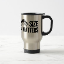 Formatmaterier! Rolig fiskedesign Kaffe Mugg