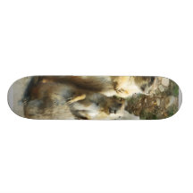 Formellt porträtt för präriehund skate board decks