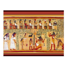 Forntida egyptisk bok av dead.na vykort