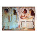 Forntida egyptisk konst hälsningskort