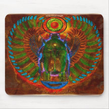 Forntida egyptisk konst Mousepad för sakral Scarab Mus Mattor