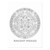 Forntida Mexico kulturer! Kall konst för historia! vykort