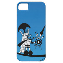 Forntida Peru krigare iPhone 5 Case-Mate Fodral