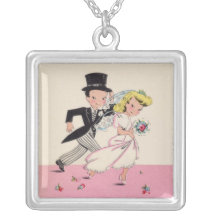 Förrymd brud & brudgum anpassningsbar halsband
